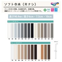 【東リ】 ソフト巾木 Rナシ TH75RN 1セット25枚 巾木